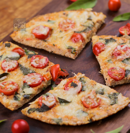 Basil Tomato Eggizza Recipe